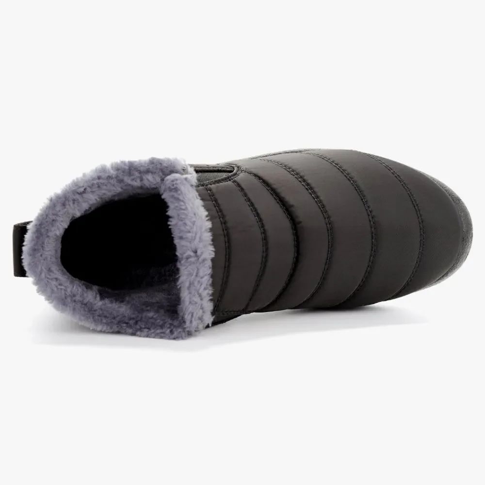 BRAND NEW AB SNOW BOOTS WINTER WARM FAUX FUR LINED ANTI-SLIP ANKLE BOOTIE